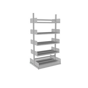 Variabo Freiarmregal, Grundfeld, doppelseitig, 250 mm Fachtiefe, 1000 x 2000 mm Variabo Freiarmregal, Grundfeld, doppelseitig, 250 mm Fachtiefe, 1000 x 2000 mm