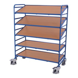 VARIOfit Eurokastenwagen mit 5 Holzböden VARIOfit Eurokastenwagen mit 5 Holzböden