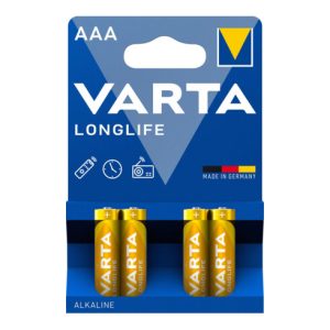 Varta Cons.Varta Longlife Micro 1,5/Al-Mn 4103 Blister 4 Varta Cons.Varta Longlife Micro 1,5/Al-Mn 4103 Blister 4