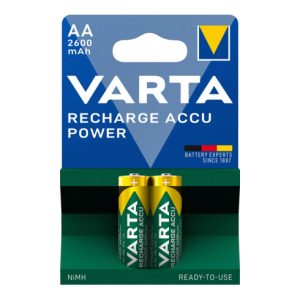 Varta Cons.Varta Recharge Accu Power AA 1,2V/2600mAh/NiMH 5716 Bli.2 Varta Cons.Varta Recharge Accu Power AA 1,2V/2600mAh/NiMH 5716 Bli.2