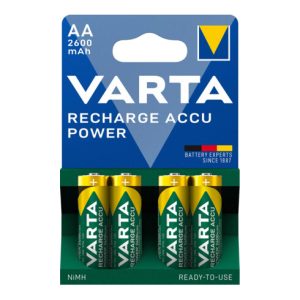 Varta Cons.Varta Recharge Accu Power AA 1, 2V/2600mAh/NiMH 5716 Bli.4 Varta Cons.Varta Recharge Accu Power AA 1, 2V/2600mAh/NiMH 5716 Bli.4