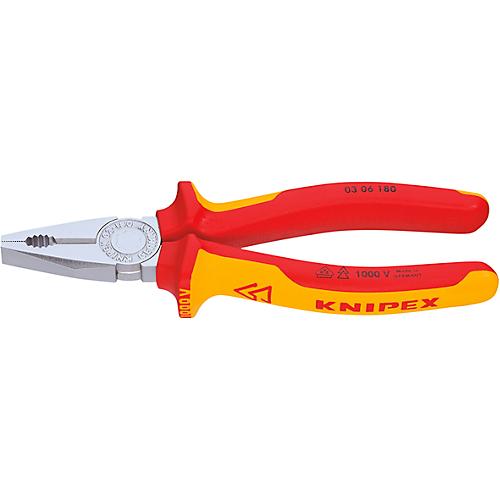 VDE-Kombizange 160 mm Kopf verchr.