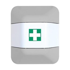 Verbandskasten-Aufsatz, f. Feuerlöscherschrank help, B 434 x T 225 x H 196mm, weiß Verbandskasten-Aufsatz, f. Feuerlöscherschrank help, B 434 x T 225 x H 196mm, weiß