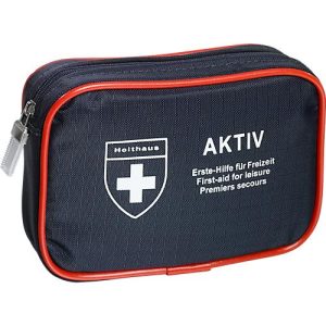 Verbandtasche AKTIV, inkl. bedarfsgerechter Füllung, B 160 x T 40 x H 110 mm, Nylon, blau-rot Verbandtasche AKTIV, inkl. bedarfsgerechter Füllung, B 160 x T 40 x H 110 mm, Nylon, blau-rot