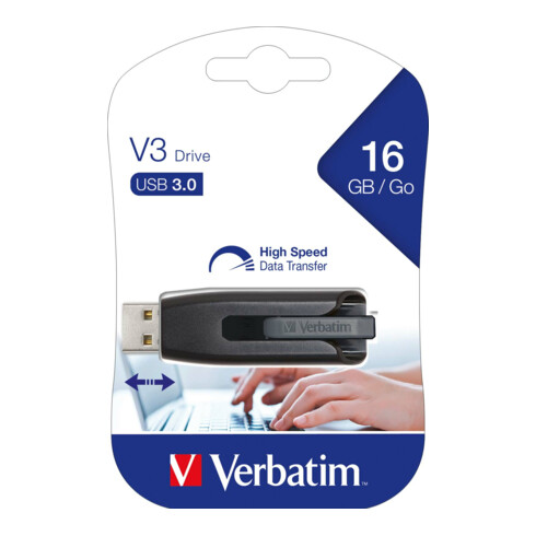 Verbatim USB-Stick 16GB 3.0 Ultra Speed 400x 49172