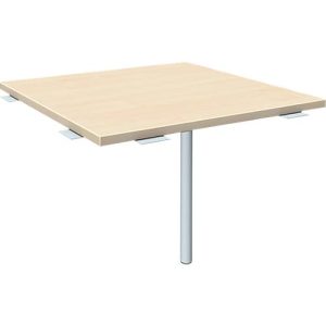 Verkettungsplatte ALICANTE, Volleck, B 800 x T 800 mm, mit Stützfuß, höhenverstellbar, Verkettungsplatte ALICANTE, Volleck, B 800 x T 800 mm, mit Stützfuß, höhenverstellbar,