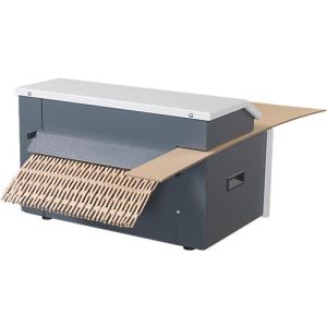 Verpackungspolstermaschine HSM ProfiPack C400, mit Griffmulde, 625 W, 220-240 V, B 610 x T 395 x H 375 mm, grau Verpackungspolstermaschine HSM ProfiPack C400, mit Griffmulde, 625 W, 220-240 V, B 610 x T 395 x H 375 mm, grau