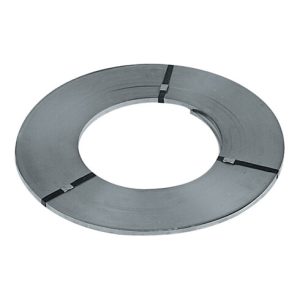 Verpackungsstahlband B19 mmxS0,5mm Lauf-L.1347m STA 2 Ringe a.ca.28kg Verpackungsstahlband B19 mmxS0,5mm Lauf-L.1347m STA 2 Ringe a.ca.28kg