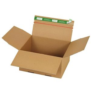Versandkartons Grünmarie®, 265 x 225 x 140 mm, ideal für Päckchen Größe M, Automatikboden, bis 20 kg, 100 % recycelbar, FSC®-Wellpappe, braun, 25 St. Versandkartons Grünmarie®, 265 x 225 x 140 mm, ideal für Päckchen Größe M, Automatikboden, bis 20 kg, 100 % recycelbar, FSC®-Wellpappe, braun, 25 St.