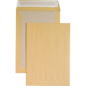 Versandtasche, C4, Papprückwand und Haftklebung, ohne Fenster, braun, 125 St. Versandtasche, C4, Papprückwand und Haftklebung, ohne Fenster, braun, 125 St.