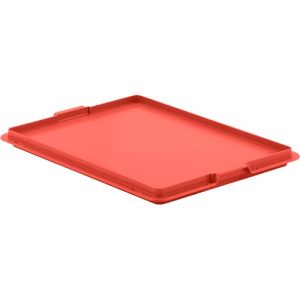 Verschlussdeckel EF-D 43 für Kasten im EURO-Maß, rot Verschlussdeckel EF-D 43 für Kasten im EURO-Maß, rot