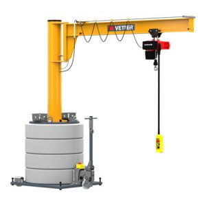 Vetter Mobiler Säulenschwenkkran MOBILUS MOB12-AS3,2-4,5 Elektrokettenzug 320kg, 4,5m Vetter Mobiler Säulenschwenkkran MOBILUS MOB12-AS3,2-4,5 Elektrokettenzug 320kg, 4,5m