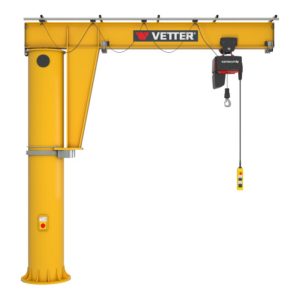 Vetter Säulenschwenkkran MEISTER Verbundanker-System Elektrokettenzug 125kg, 6,0m Vetter Säulenschwenkkran MEISTER Verbundanker-System Elektrokettenzug 125kg, 6,0m