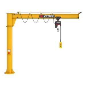 Vetter Säulenschwenkkran PRIMUS Verbundanker-System Elektrokettenzug 500kg, 4,5m Vetter Säulenschwenkkran PRIMUS Verbundanker-System Elektrokettenzug 500kg, 4,5m