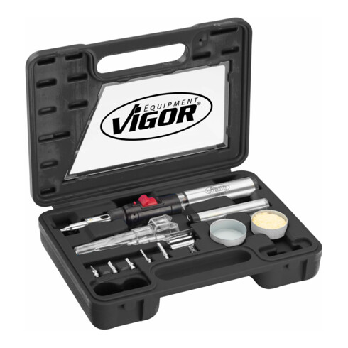 VIGOR Gas Lötkolben Satz V5512 12 teilig