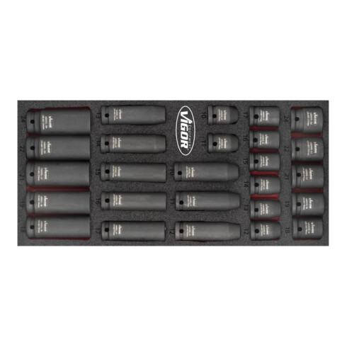 VIGOR Kraft-Steckschlüssel-Satz V5602