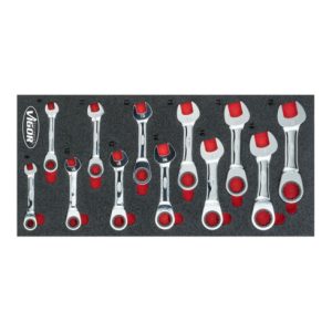 VIGOR Ratschen-Ring-Maulschlüssel-Satz, kurz V5075 Anzahl Werkzeuge: 12 VIGOR Ratschen-Ring-Maulschlüssel-Satz, kurz V5075 Anzahl Werkzeuge: 12