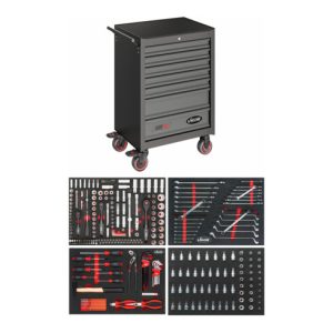 VIGOR Werkstattwagen mit Satz “Black Edition II“ V2712N Gesamtlänge: 677 mm Anzahl Werkzeuge: 228 VIGOR Werkstattwagen mit Satz “Black Edition II“ V2712N Gesamtlänge: 677 mm Anzahl Werkzeuge: 228