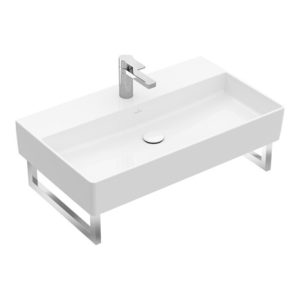 Villeroy & Boch Waschtisch 2.0 MEMENTO 800 x 470 mm, mit Überlauf für 3-Loch-Armatur weiß