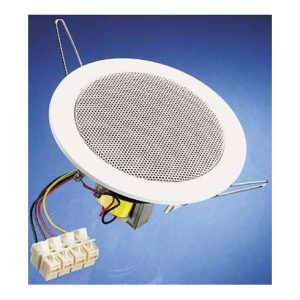 Visaton Deckenlautsprecher Einbau 10cm RAL9010 DL 10 – 100V