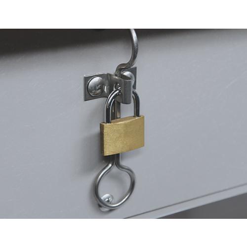 Vorhängeschloss Cemo, für Allzweckboxen/Streugutbehälter/Lagertank, verzinkt