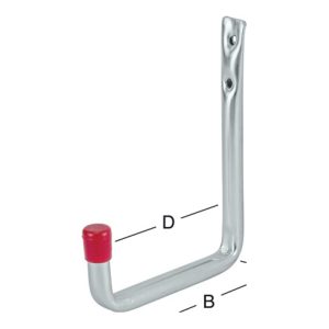 Vormann Wandhaken U-Form A.150mm verz.