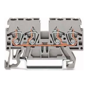 WAGO GmbH& Co. KG Durchgangsklemme 0,08-2,5/4mmq grau 870-831