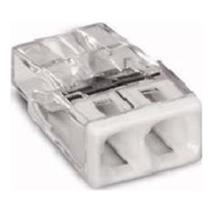 WAGO GmbH& Co. KG Verbindungsdosenklemme 2x 0.5-2.5 weiß 2273-202 WAGO GmbH& Co. KG Verbindungsdosenklemme 2x 0.5-2.5 weiß 2273-202