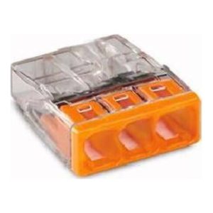 WAGO GmbH& Co. KG Verbindungsdosenklemme 3x 0.5-2.5 orange 2273-203 WAGO GmbH& Co. KG Verbindungsdosenklemme 3x 0.5-2.5 orange 2273-203