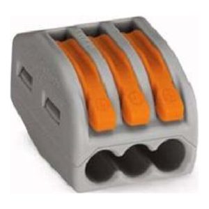 WAGO GmbH& Co. KG Verbindungsklemme 3×0,08-4qmm gr 222-413 WAGO GmbH& Co. KG Verbindungsklemme 3×0,08-4qmm gr 222-413