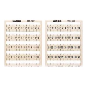 WAGO GmbH& Co. KG WMB-Bezeichnungssystem W: 21-30 (10x) 793-504 WAGO GmbH& Co. KG WMB-Bezeichnungssystem W: 21-30 (10x) 793-504