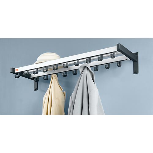 Wandgarderobe, 19 Einzelhaken, Hutablage