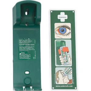 Wandhalterung Cederroth, für Augenspülflasche 500 ml, grün Wandhalterung Cederroth, für Augenspülflasche 500 ml, grün