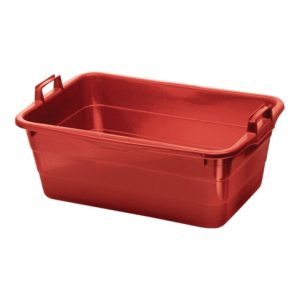 Wanne L620xB425xH250mm Inh.45l PE rot LOCKWEILER Wanne L620xB425xH250mm Inh.45l PE rot LOCKWEILER