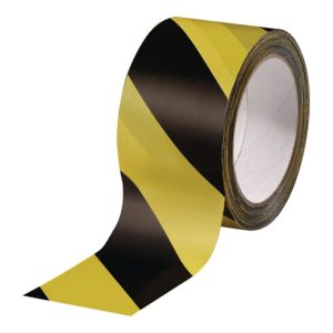 Warnmarkierungsband PVC schwarz/gelb L.66m B.60mm Rl. Warnmarkierungsband PVC schwarz/gelb L.66m B.60mm Rl.