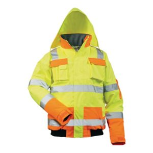 Warnschutz-Pilotenjacke Mats Gr. M gelb/orange 100% PES Feldtmann Warnschutz-Pilotenjacke Mats Gr. M gelb/orange 100% PES Feldtmann