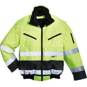 Warnschutz-Pilotjacke, gelb/grau, Gr. 3XL Warnschutz-Pilotjacke, gelb/grau, Gr. 3XL