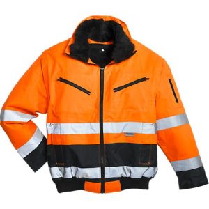 Warnschutz-Pilotjacke, orange/blau, Gr.S Warnschutz-Pilotjacke, orange/blau, Gr.S