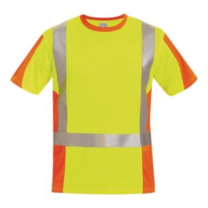 Warnschutz T-Shirt Utrecht Gr. XL gelb/orange 75% PES/25 CO Feldtmann Warnschutz T-Shirt Utrecht Gr. XL gelb/orange 75% PES/25 CO Feldtmann