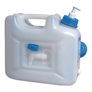Wasserkanister 12l HDPE m.Ablasshahn+Pumpspender H310x165xT350mm HÜNERSDORFF Wasserkanister 12l HDPE m.Ablasshahn+Pumpspender H310x165xT350mm HÜNERSDORFF