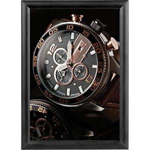 Wechselrahmen Black Style, inkl. Wandmontage Material, PS, DIN A4 Wechselrahmen Black Style, inkl. Wandmontage Material, PS, DIN A4