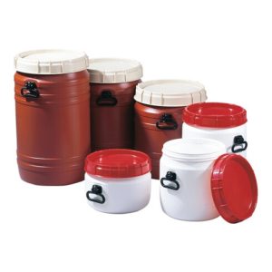 Weithalsfass braun Deckel beige 55l D.410xH.495mm Einfüllöffnung-D.354mm Weithalsfass braun Deckel beige 55l D.410xH.495mm Einfüllöffnung-D.354mm