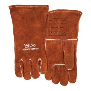 Weldas Schweißerhandschuhe Gr.L (9) braun Qualitäts-Rindspaltleder EN388,EN12477 10PA