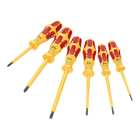 Wera 1060 i 1065 6 Schraubendrehersatz Kraftform VDE, 6-teilig