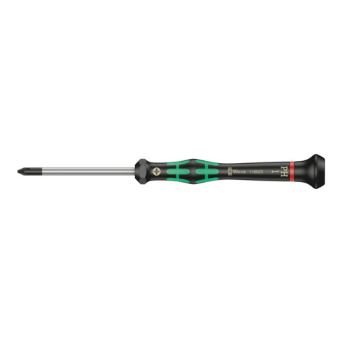 Wera 2050 PH Elektroniker-Kreuzschlitzschraubendreher, PH 1 x 60 mm