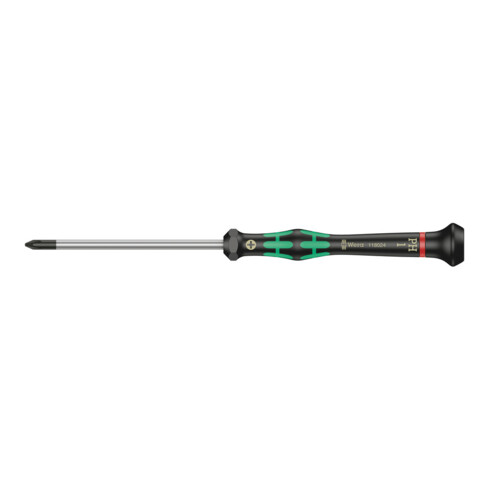 Wera 2050 PH Elektroniker-Kreuzschlitzschraubendreher, PH 1 x 80 mm