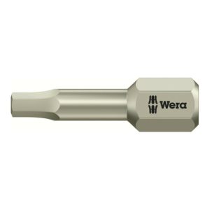 Wera 3840/1 TS 6KT-Bits, Edelstahl, Schlüsselweite (zöllig) 1/8″, Länge 25 mm