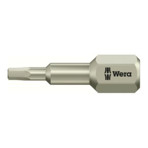 Wera 3840/1 TS 6KT-Bits, Edelstahl, Schlüsselweite (zöllig) 3/32″, Länge 25 mm