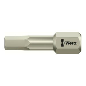 Wera 3840/1 TS 6KT-Bits, Edelstahl, Schlüsselweite (zöllig) 5/32″, Länge 25 mm