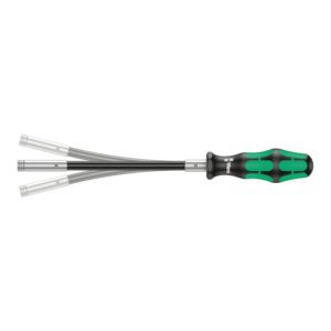 Wera 393 S Bits-Handhalter extra slim mit flexiblem Schaft, 1/4 Zoll x 173,5 mm